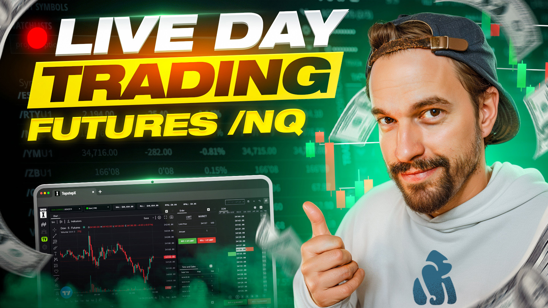 Live Day Trading Futures Stream Thumbnail